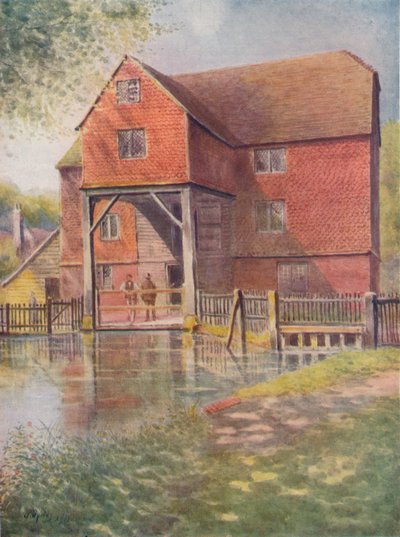 El molino de Shalford, c. 1910, 1914 de James S Ogilvy