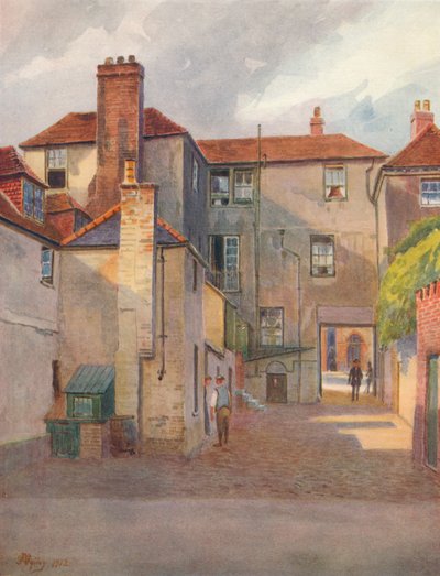 El patio del cisne, Reigate, 1912 de James S Ogilvy