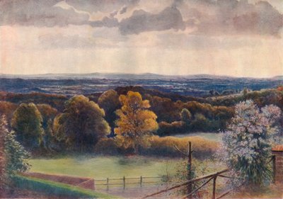 Vista desde Coneyhurst Hill, Ewehurst, 1911, 1914 de James S Ogilvy