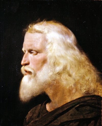 Retrato clásico de un hombre de James Sant