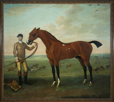 Flying Childers con un mozo en Newmarket Heath, c.1722-25 de James Seymour