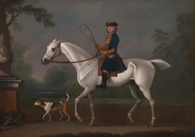 Sir Roger Burgoyne montando a "Tejón" de James Seymour
