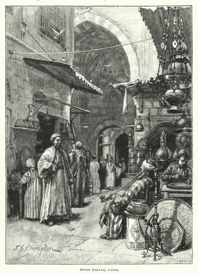 Bazar de latón, El Cairo de James Shaw Crompton