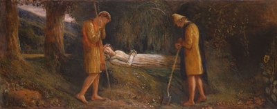 Imogen y los pastores, 1860-1870 de James Smetham