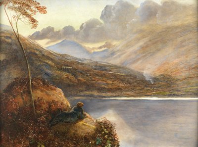 Lugar de Descanso de los Poetas, 1867 de James Smetham