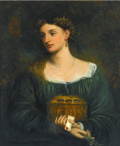 Pinturas prerrafaelitas: Pandora de James Smetham
