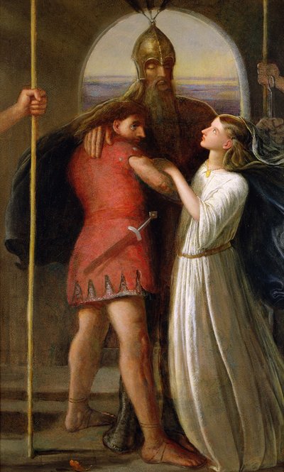 La Muerte del Conde Siward de James Smetham