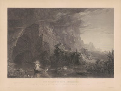 El viaje de la vida: Infancia de James Smillie, after Thomas Cole