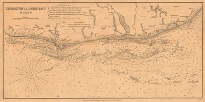 Costa Este de Inglaterra: Carreteras de Yarmouth y Lowestoft de James & Son Imray