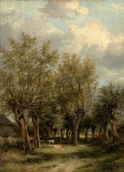 Un camino cerca de Norwich, Norfolk, c.1830 de James Stark