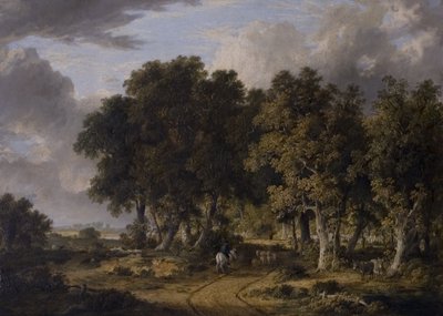Una vista en el Nuevo Bosque, mediados del siglo XIX de James Stark