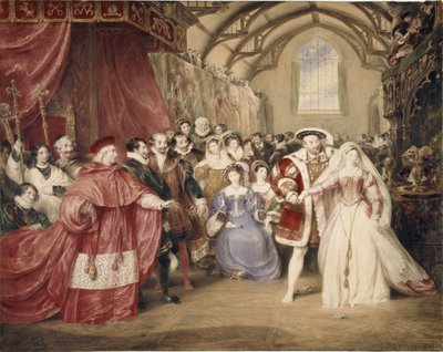 El banquete de Enrique VIII en York Place de James Stephanoff