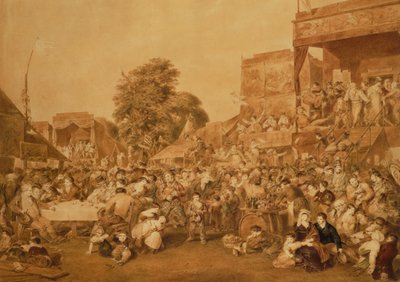 La feria celebrada el 1 de agosto en Hyde Park de James Stephanoff