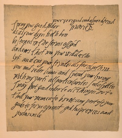 Carta de la Reina María 1542-1587 al Abad de Dunfermline, 1889 de James Stillie