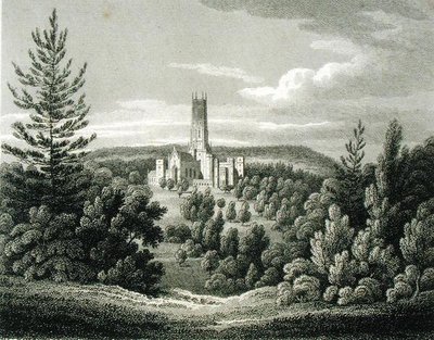 Abadía de Fonthill desde el faro de James Storer