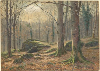 Una mañana de invierno, escarcha derritiéndose de James Thomas Watts