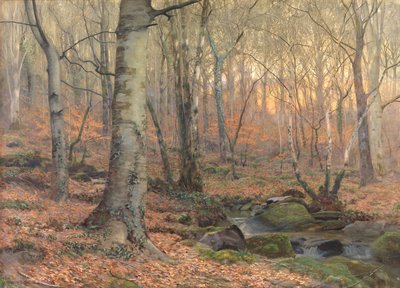 Russet y Gray: un hayedo galés de James Thomas Watts