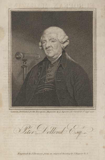 Peter Dollond Esq de James Thomson
