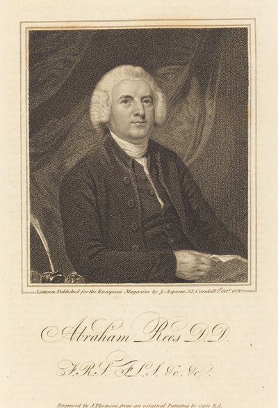 Abraham Rees, D.D. de James Thomson after John Opie