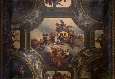 Techo del Salón Superior en el Salón Pintado, c.1707-27 de James Thornhill