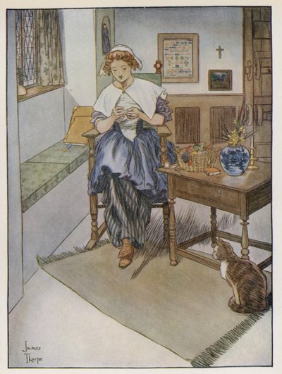 Ilustración de The Compleat Angler de Izaak Walton de James Thorpe