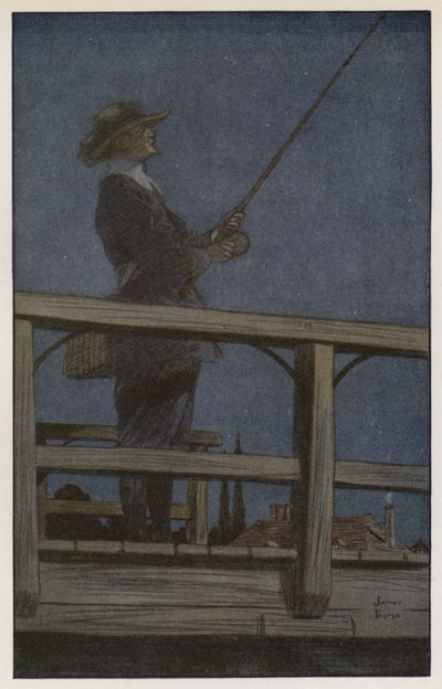 Ilustración de The Compleat Angler de Izaak Walton de James Thorpe