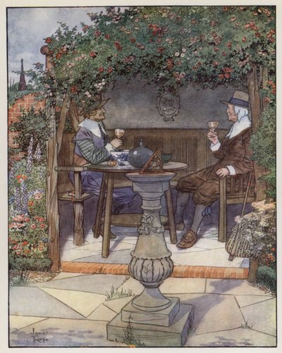 Ilustración de The Compleat Angler de Izaak Walton de James Thorpe