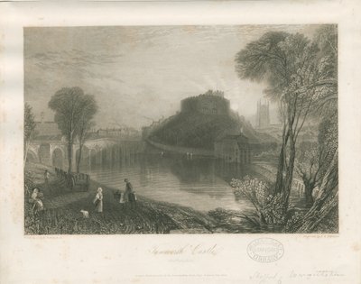 Castillo de Tamworth: grabado en acero, nd [c 1832] de James Tibbitts Willmore