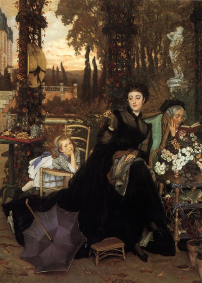 Una viuda de James Tissot