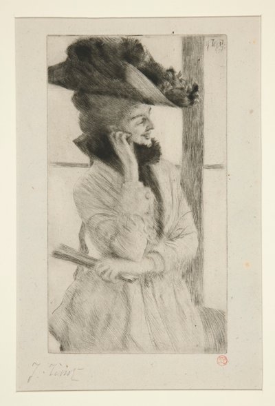 A la ventana de James Tissot