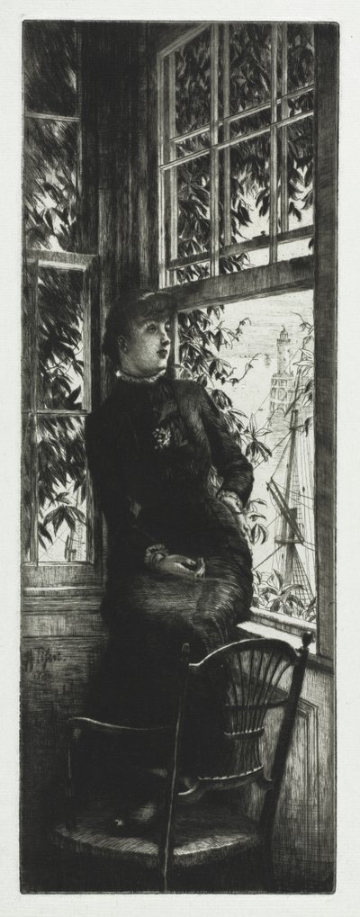 At the Sea Side de James Tissot