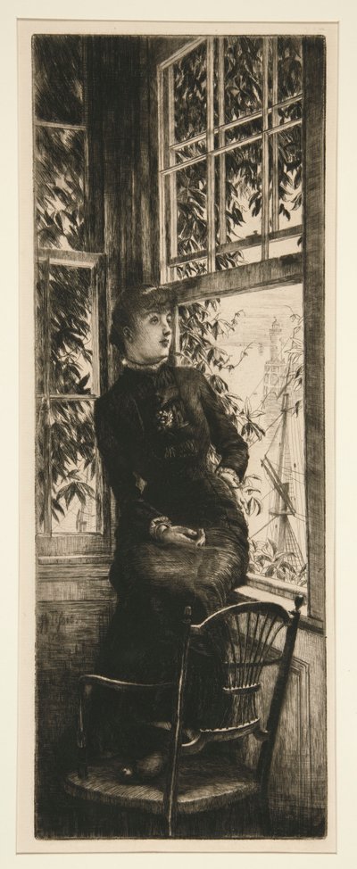 Al borde del mar de James Tissot