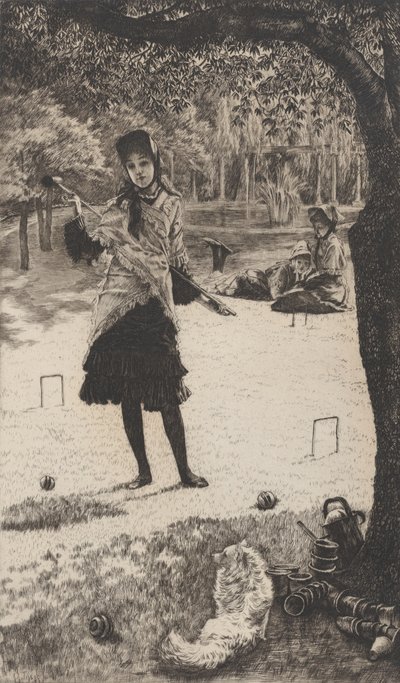 Croquet, 1878 de James Tissot