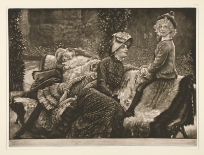 El banco del jardín de James Tissot
