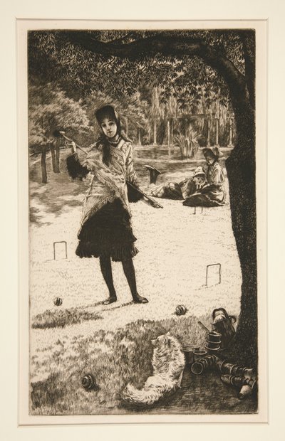 Juego de croquet de James Tissot
