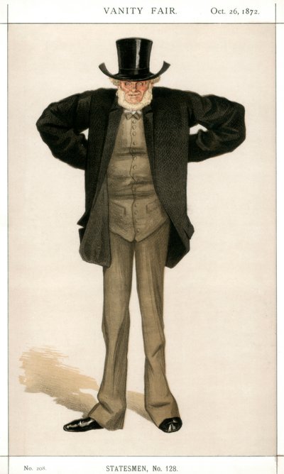 Newcastle on Tyne, Joseph Cowen, político británico, 1872 de James Jacques Joseph Tissot