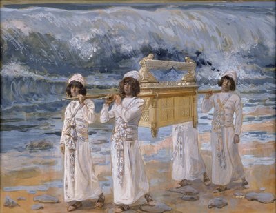 El Arca pasa el Jordán de James Tissot