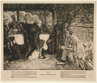 El Ternero Engordado de James Tissot
