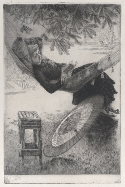 La Hamaca, 1880 de James Tissot