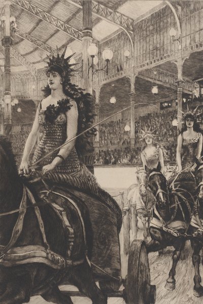 Las damas de los carros en el Hipódromo Ces dames des chars à l