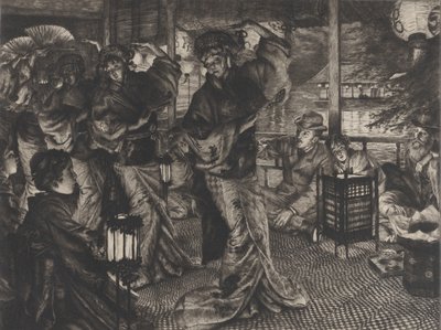 La parábola del hijo pródigo, No. II: En tierras extranjeras, 1882 de James Tissot
