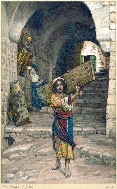 La juventud de Jesús, c. 1897 de James Tissot