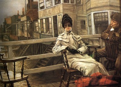 Esperando el transbordador II de James Tissot
