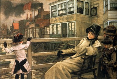 Esperando el Ferry I de James Tissot