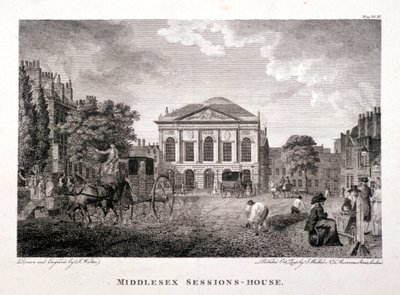 Clerkenwell Green, Finsbury, Londres, 1796 de James Walker