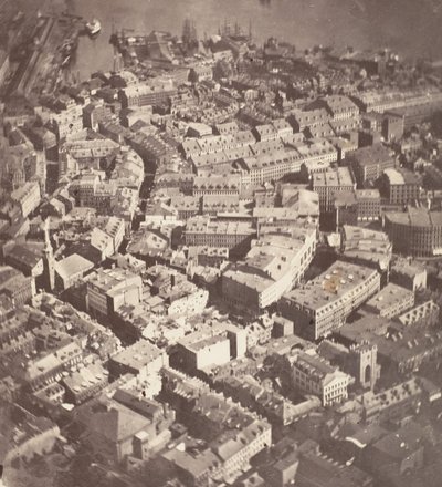 Boston, como lo ven el Águila y el Ganso Salvaje, 1860 de James Wallace Black