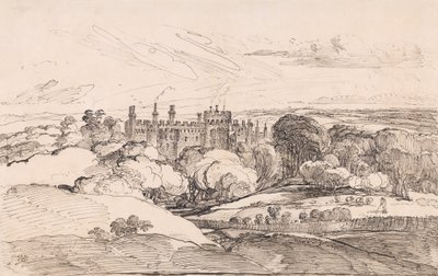 Castillo de Lea desde arriba del Bosque, 1814 de James Ward