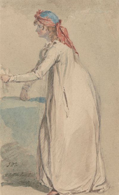 Retrato de la Sra. Morland de James Ward