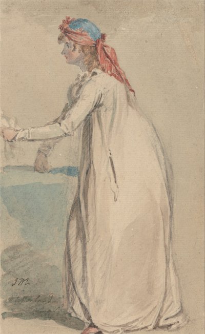Retrato de la Sra. Morland de James Ward