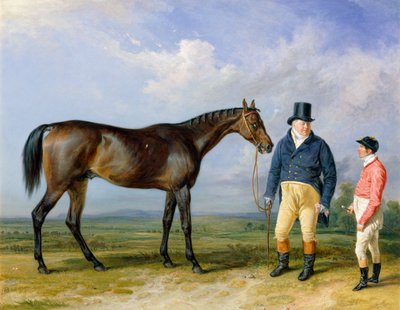 Rockingham con su propietario John Theobald de James Ward